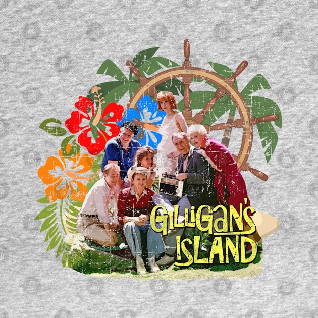 Gilligans Island, the Castaways, distressed by MonkeyKing